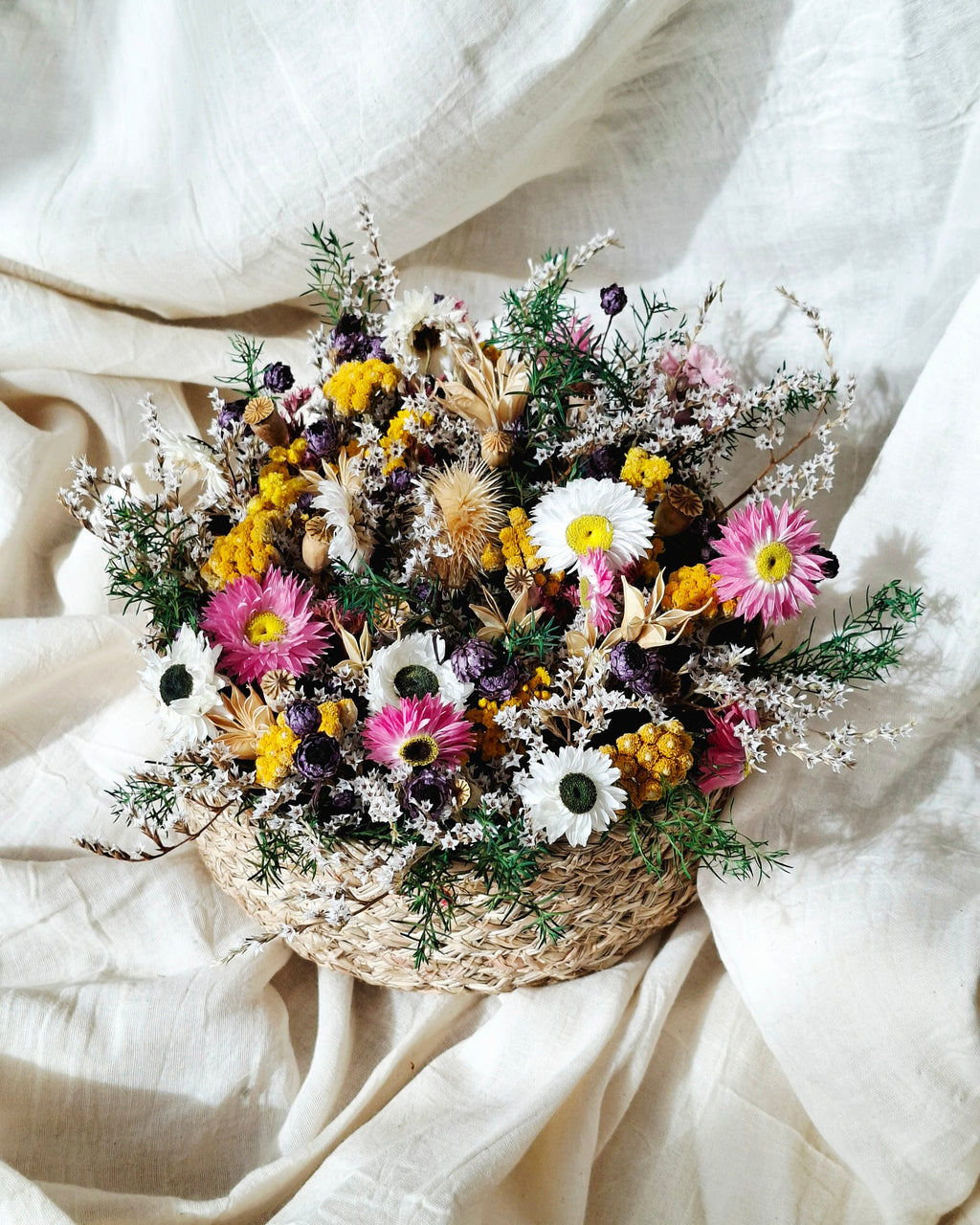 Wildflower Basket Decor