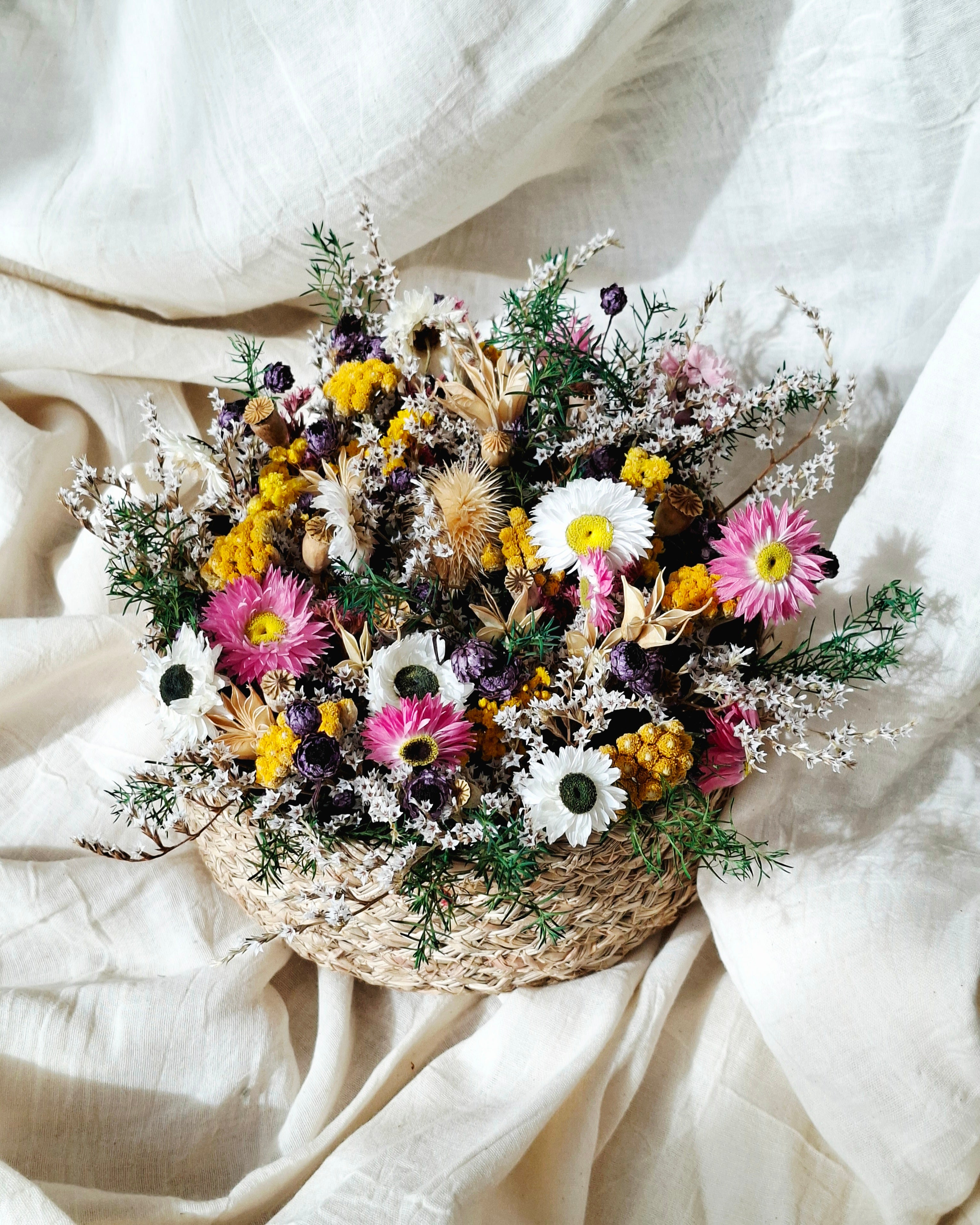 Wildflower Basket Decor