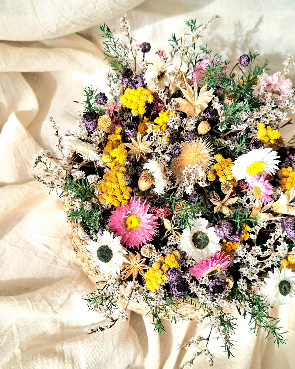 Wildflower Basket Decor