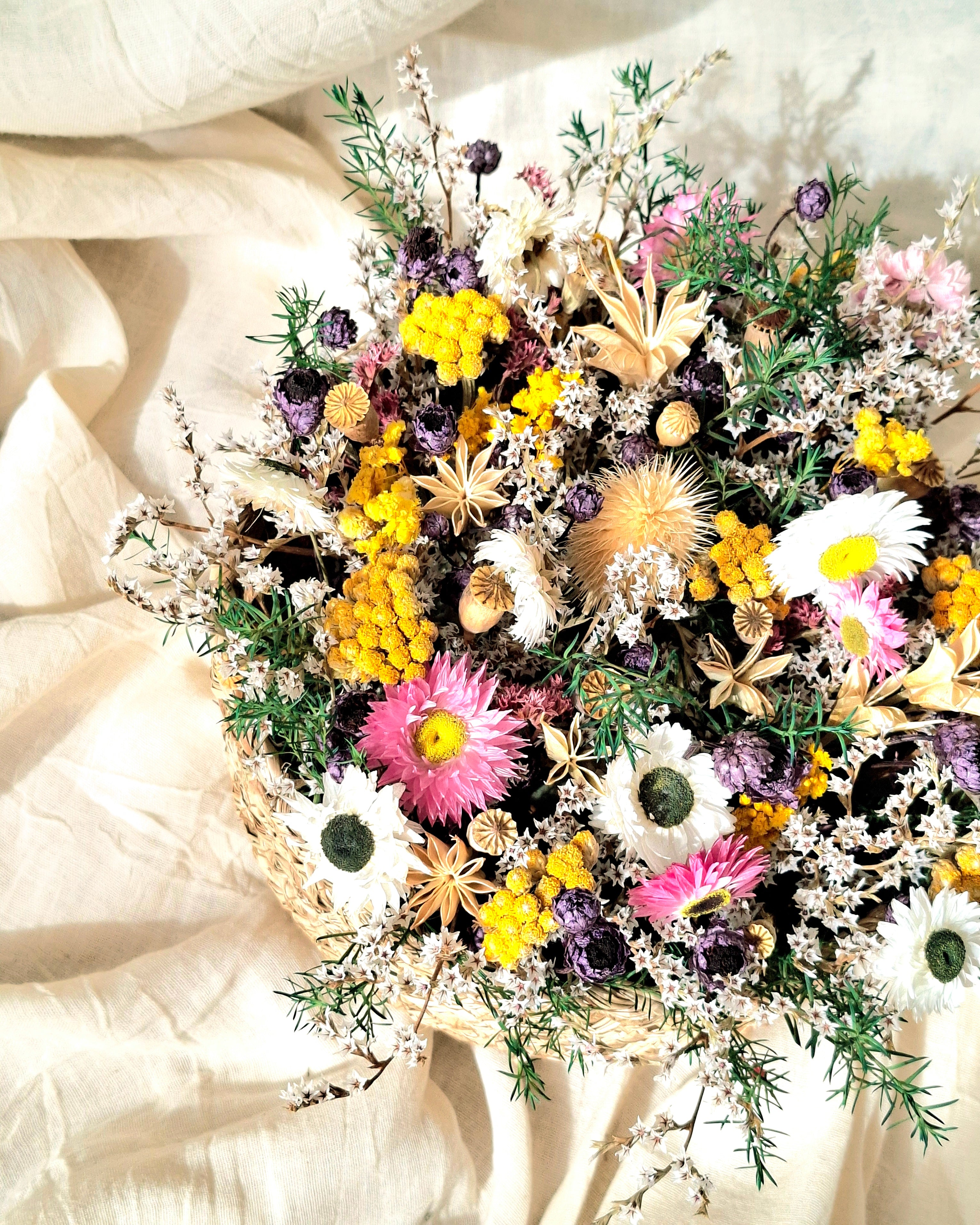 Wildflower Basket Decor