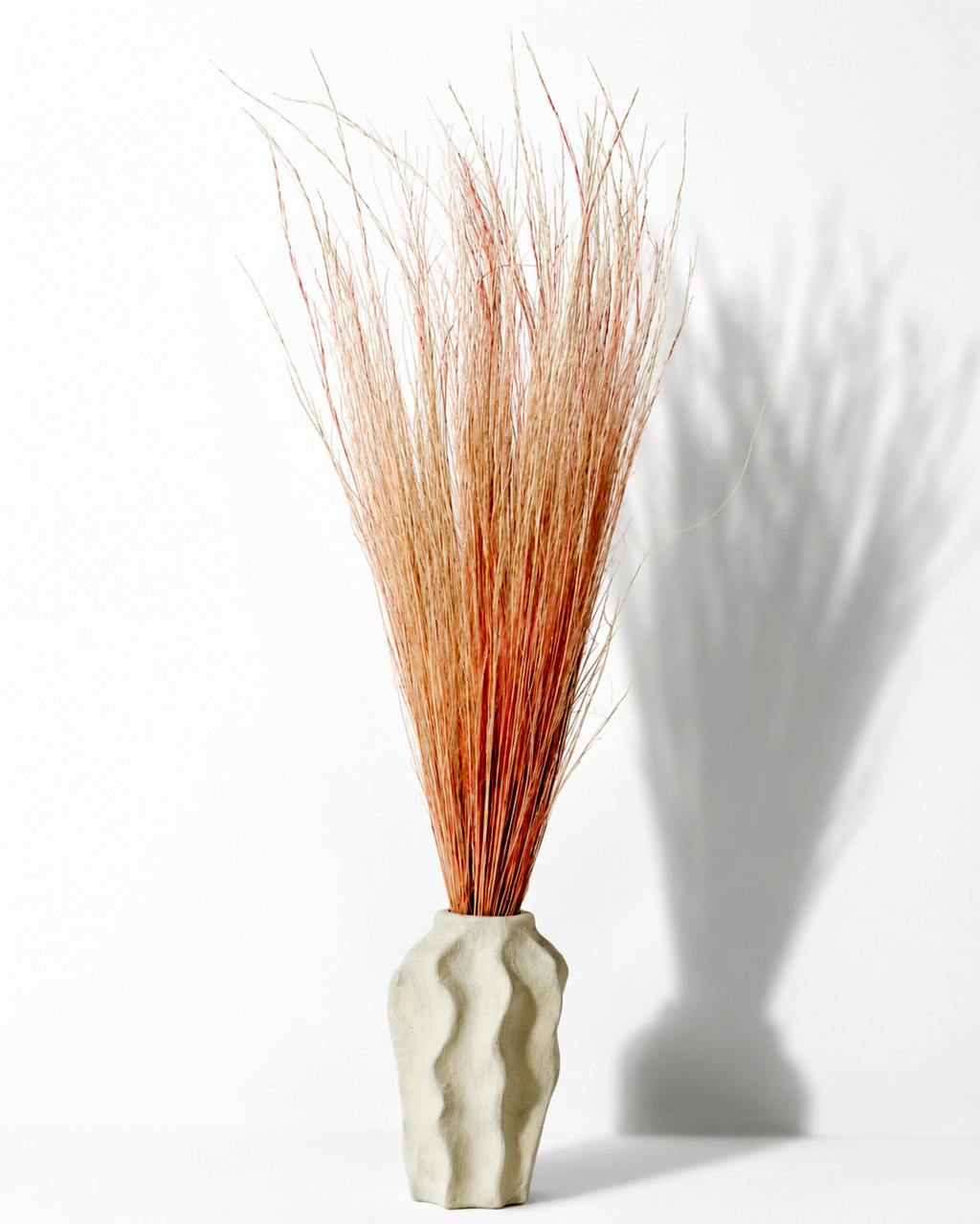 Peach Coral Pony Grass