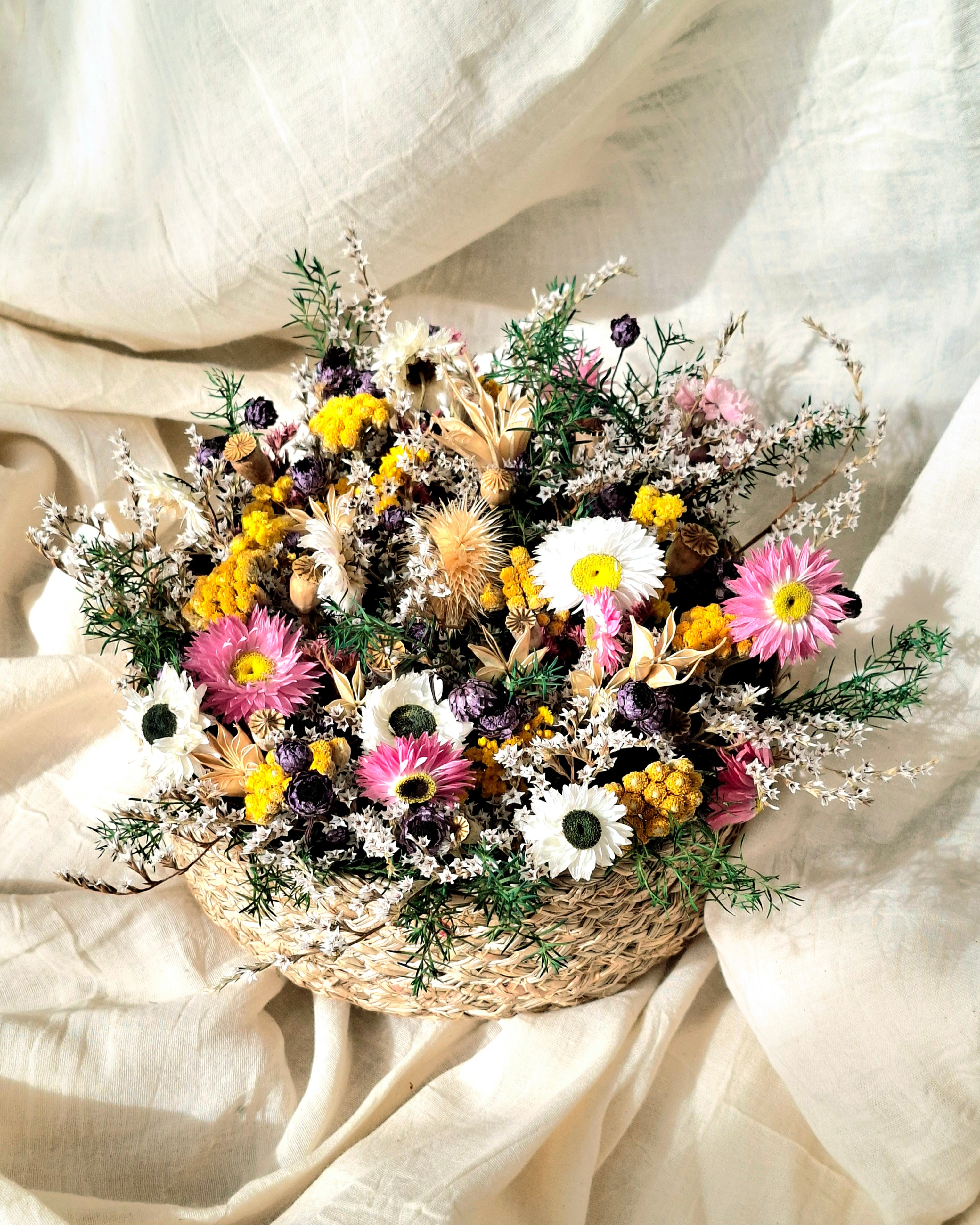 Wildflower Basket Decor
