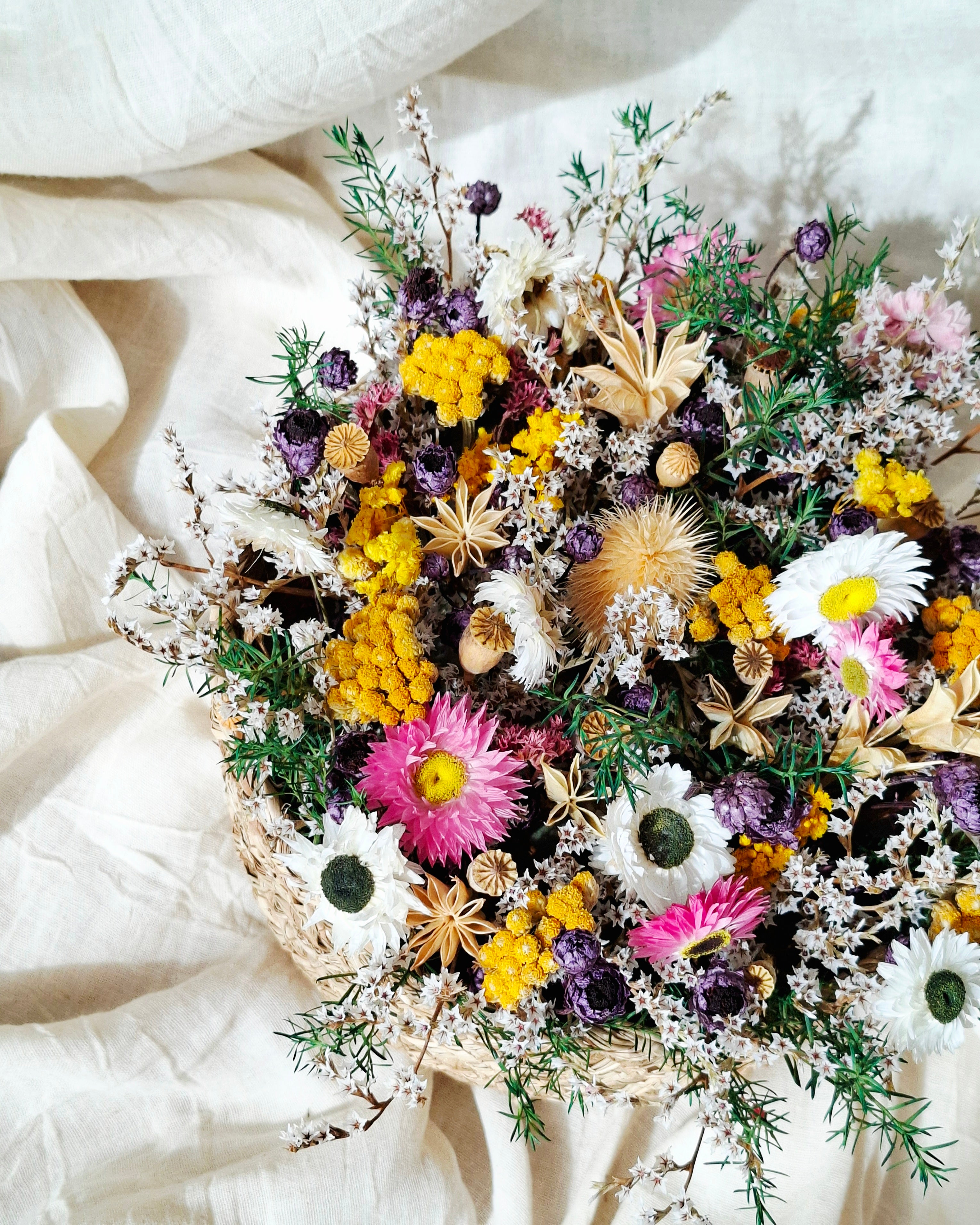 Wildflower Basket Decor