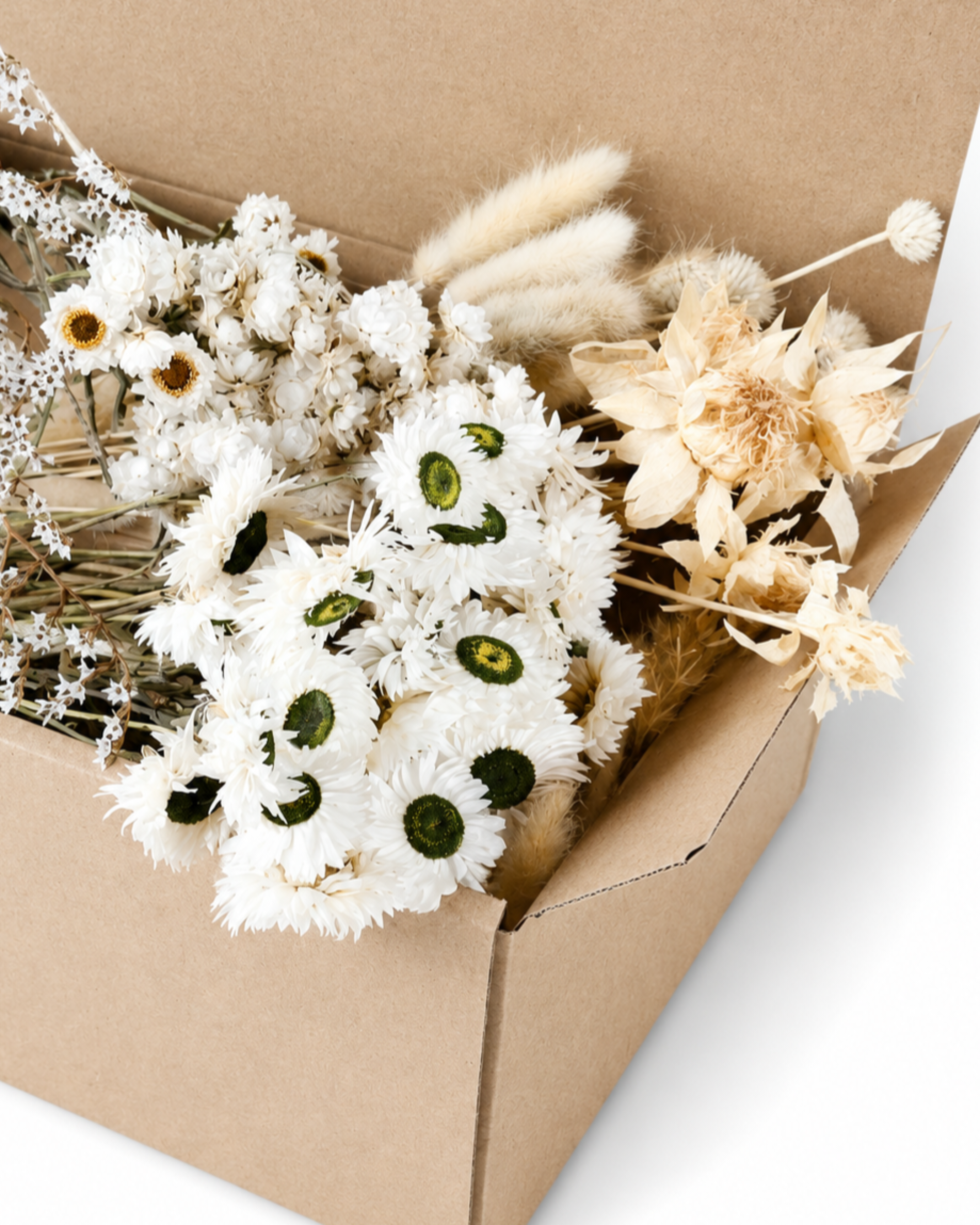 Neutral Dried Flower Craft Box