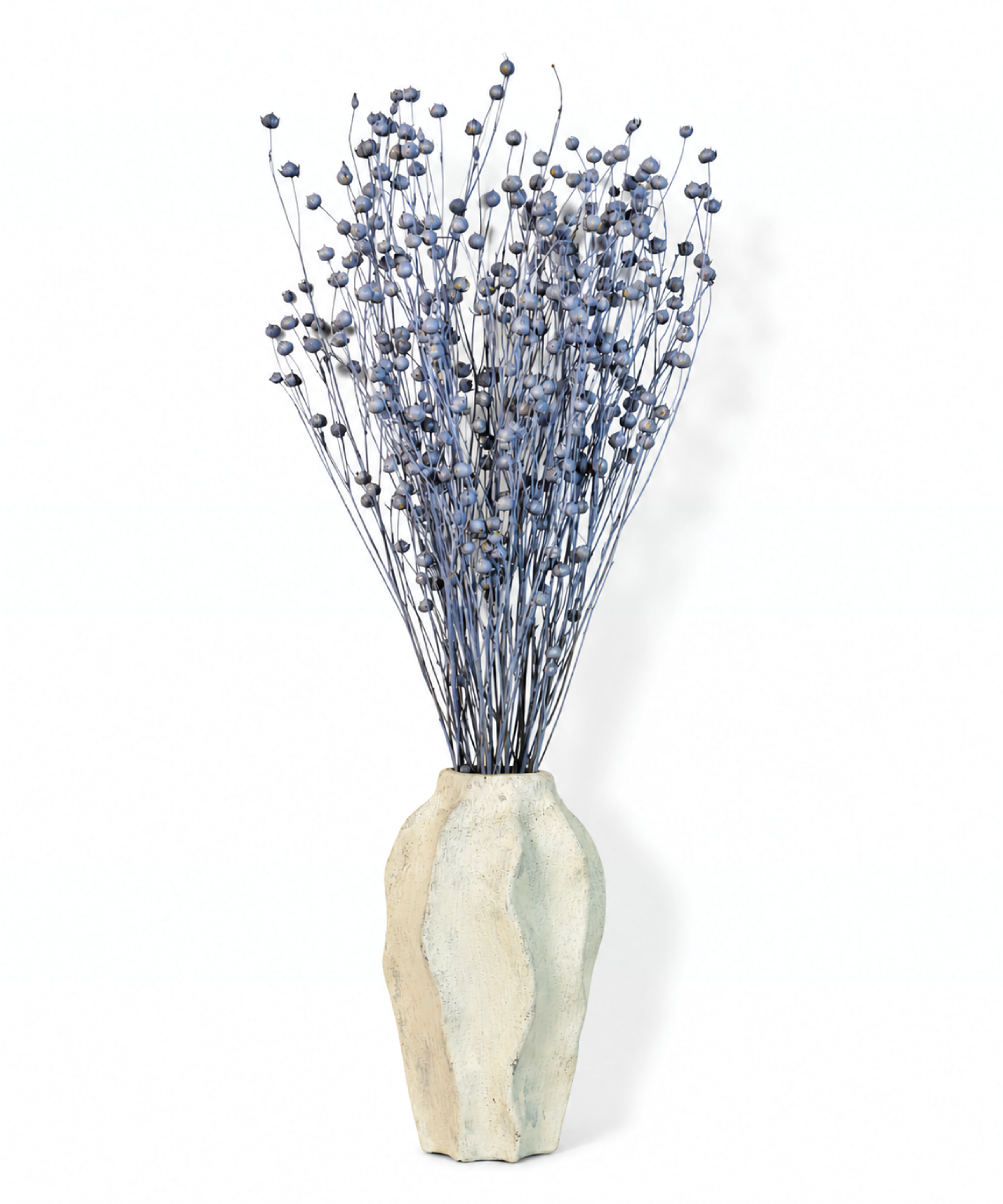 Dusty Blue Flax Stems