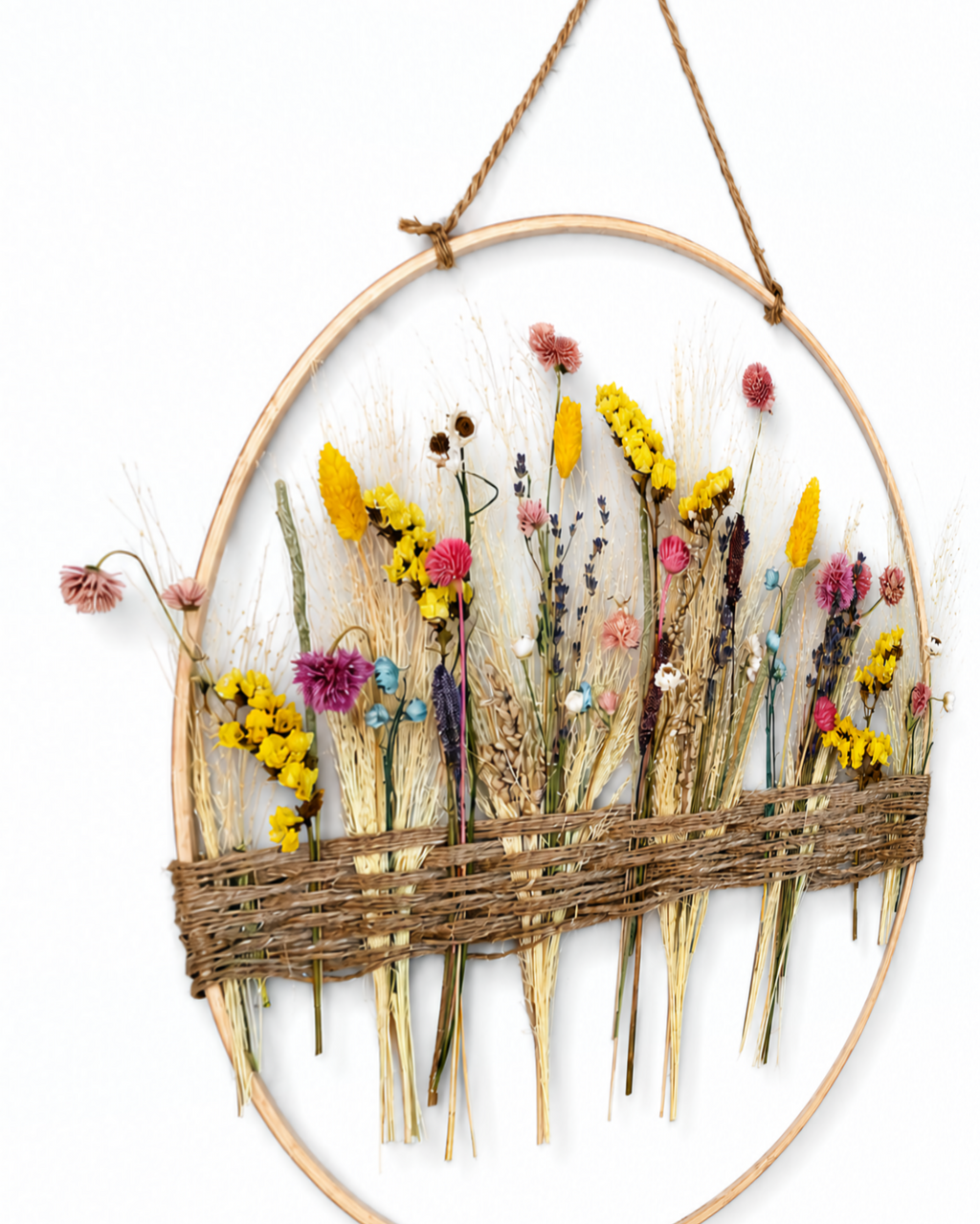 Floral Hoop Wall Hanging