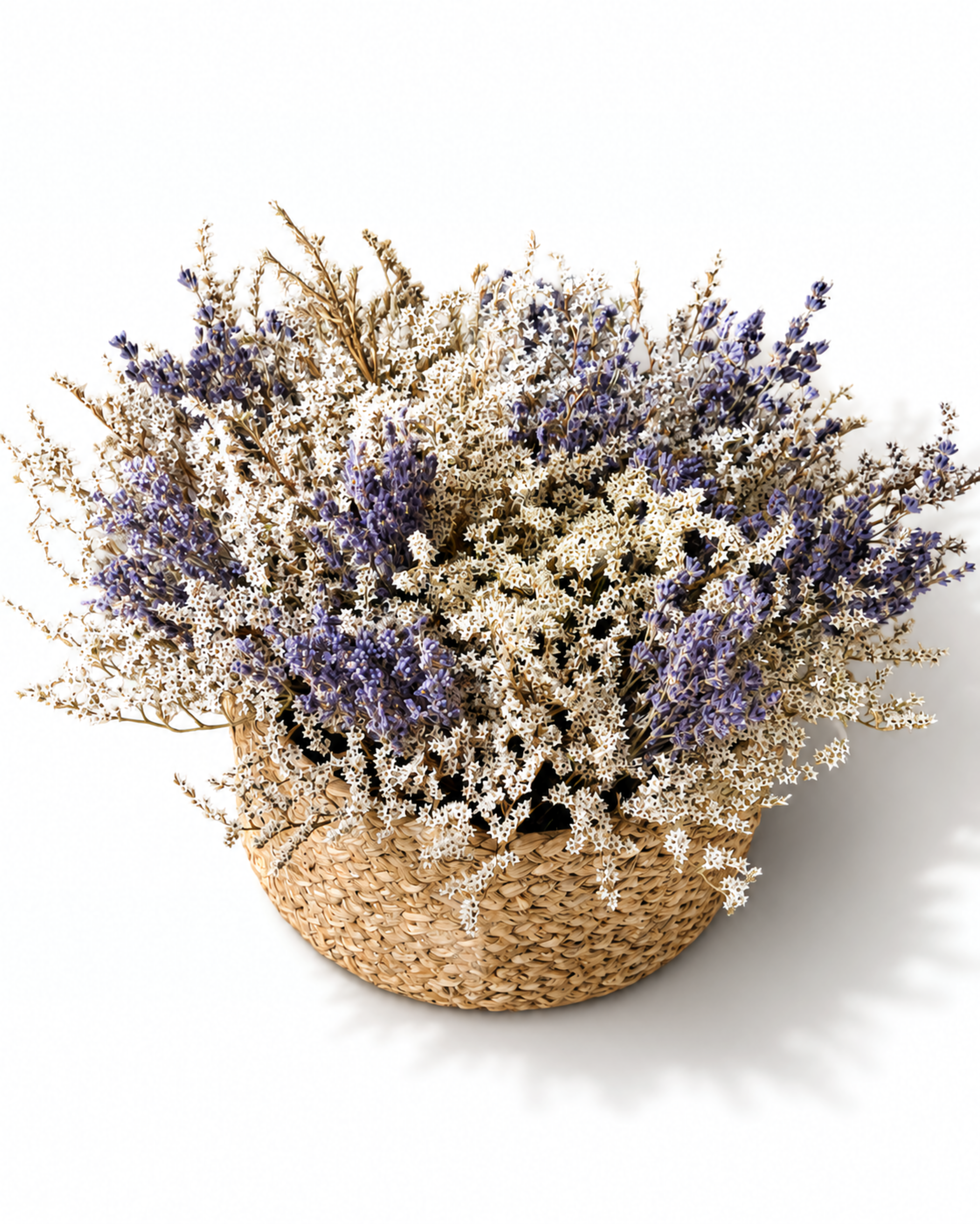 Lavender Dried Flower Basket