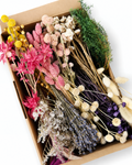 Pastel Dried Flower Box for Crafts