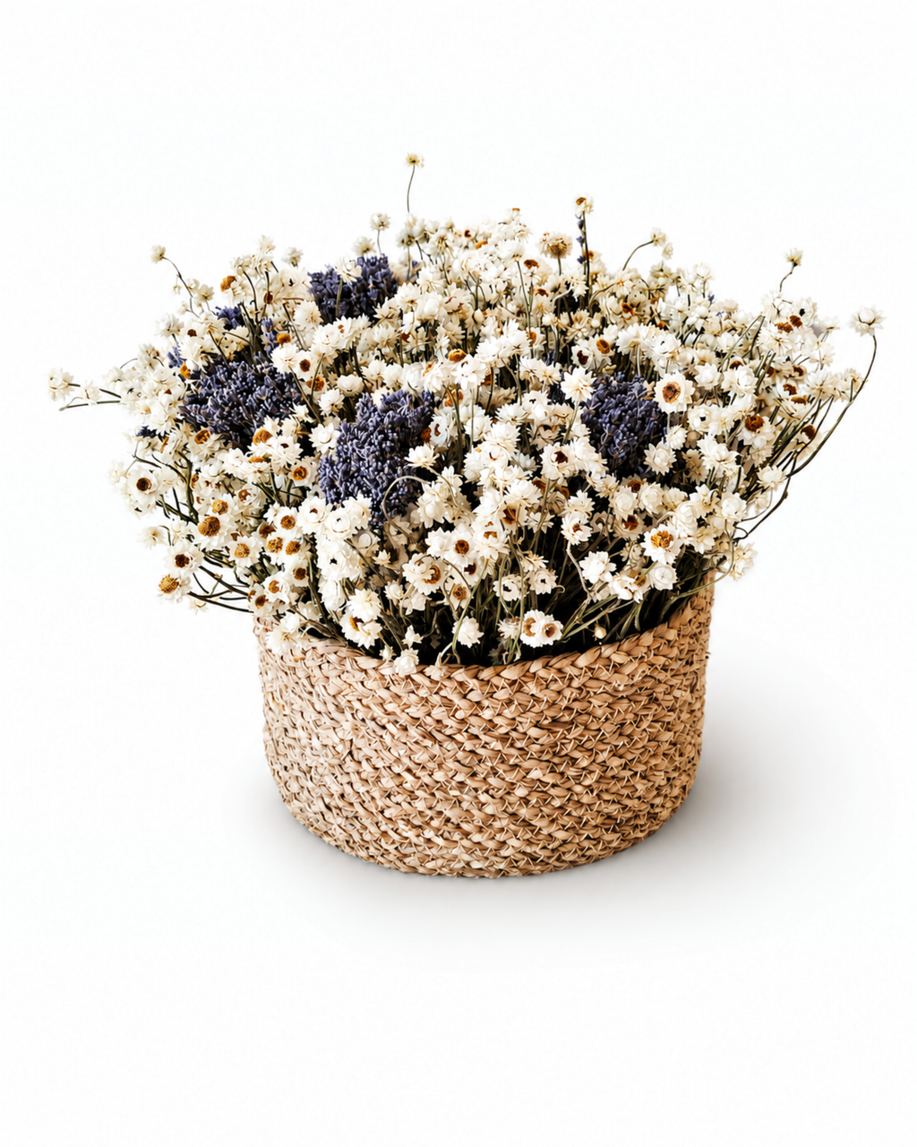 Scandinavian Dried Flower Basket