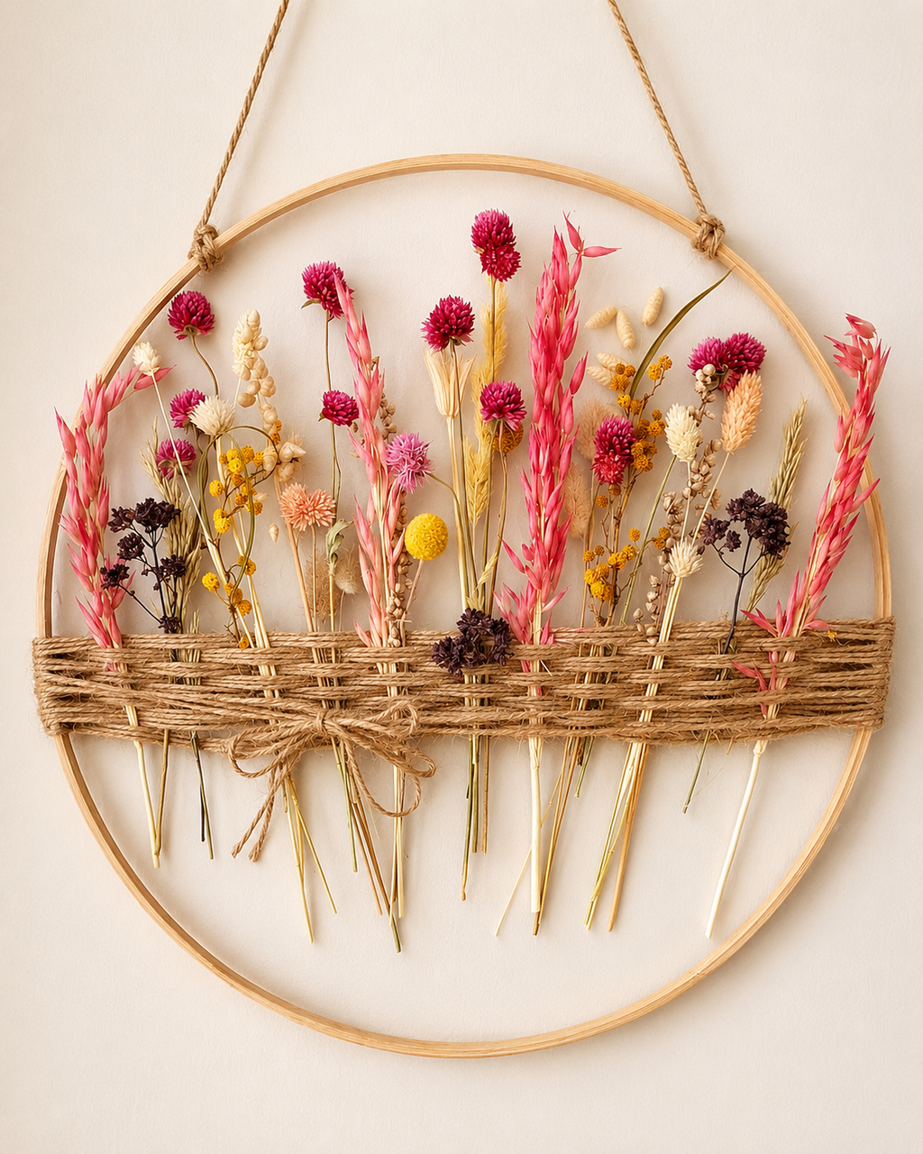 Handmade Botanical Wall Hanging