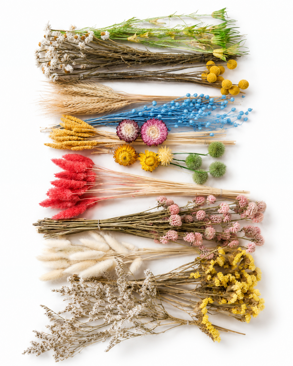 Colorful Dried Flower Box for Crafts